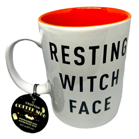 crofton Other - HALLOWEEN Resting Witch Face Ceramic Mug NWT